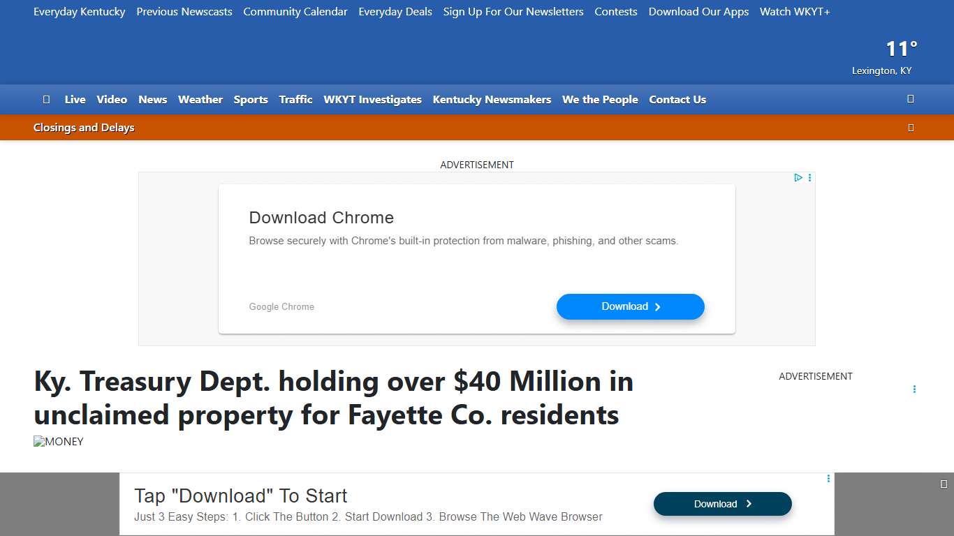 Ky. Treasury Dept. holding over $40 Million in unclaimed property for Fayette Co. residents