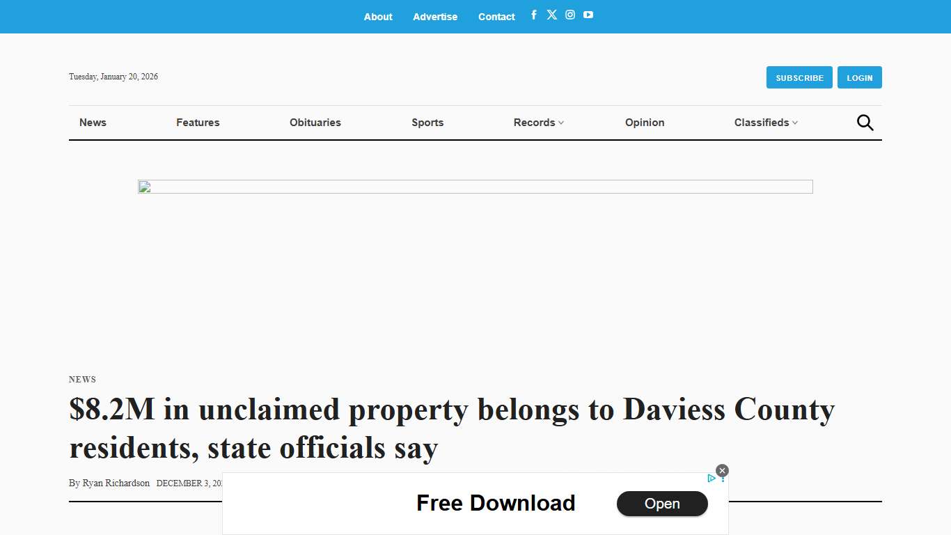 $8.2M in unclaimed property belongs to Daviess County residents, state officials say - The Owensboro Times
